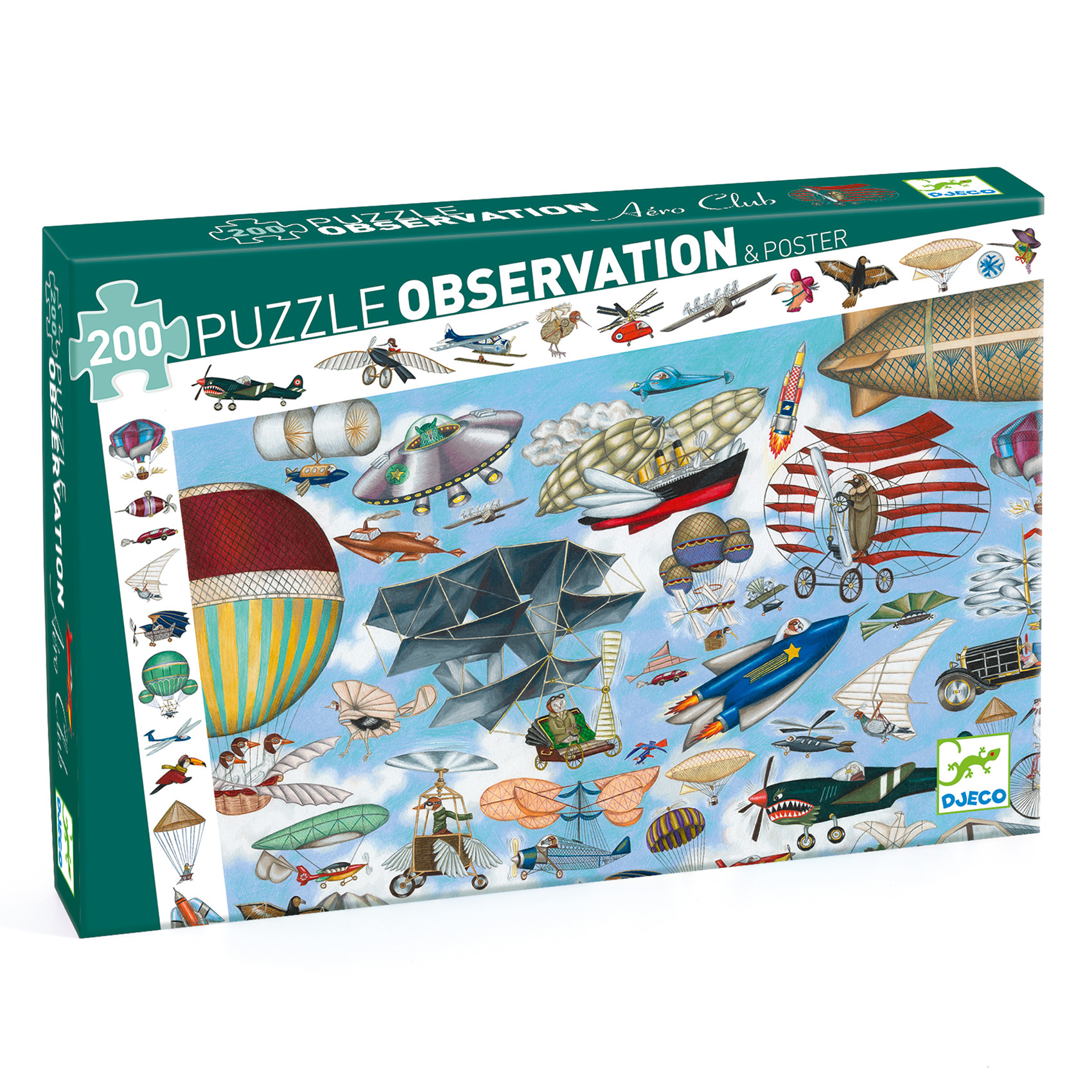Djeco - Aero Club, puzzle, 200 pcs - FSC MIX - 6