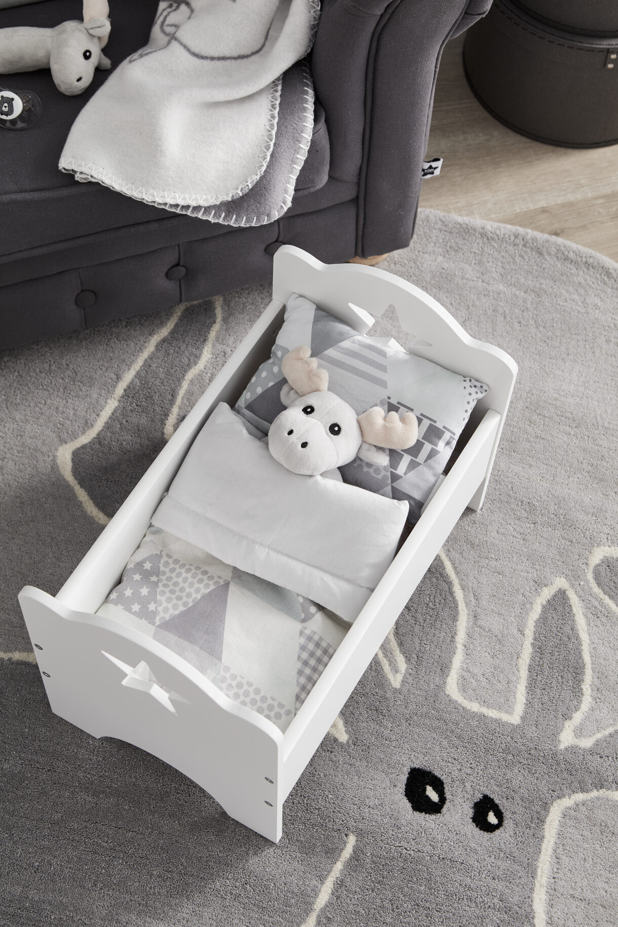 Kids Concept - Docksäng vit 50 cm STAR - 2