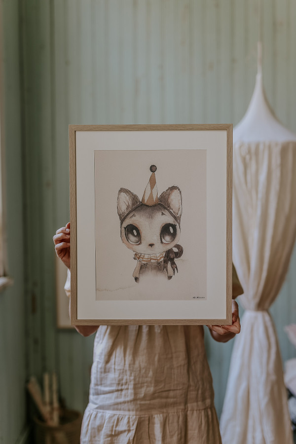Mrs Mighetto - Poster, Dear Meow 30x40 cm - 4