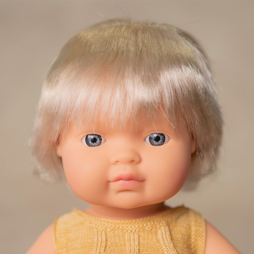 Miniland - Docka Olivia med sparkdräkt, 38 cm - 2