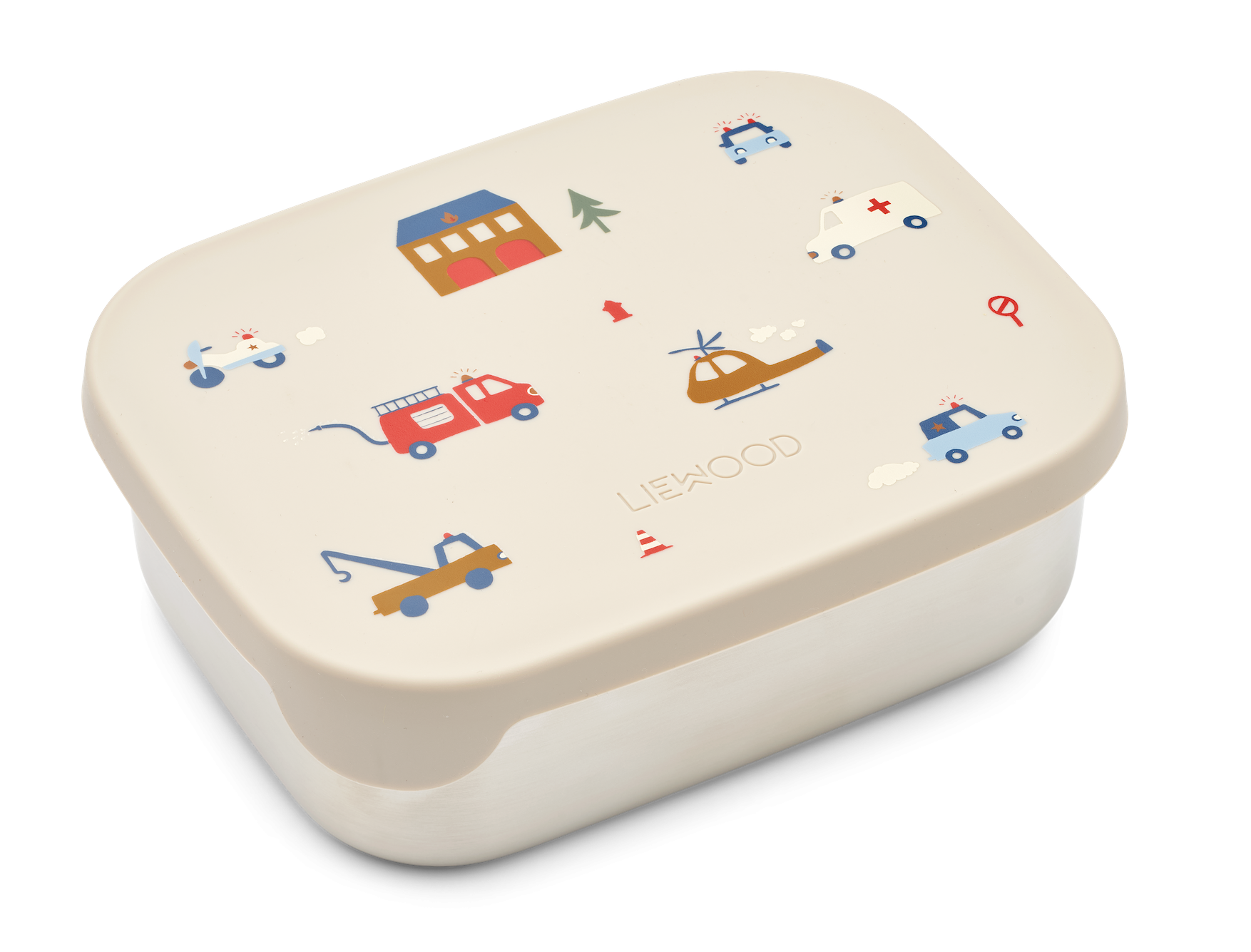 Liewood - Arthur Lunchbox, Emergency vehicle / Sandy - 3