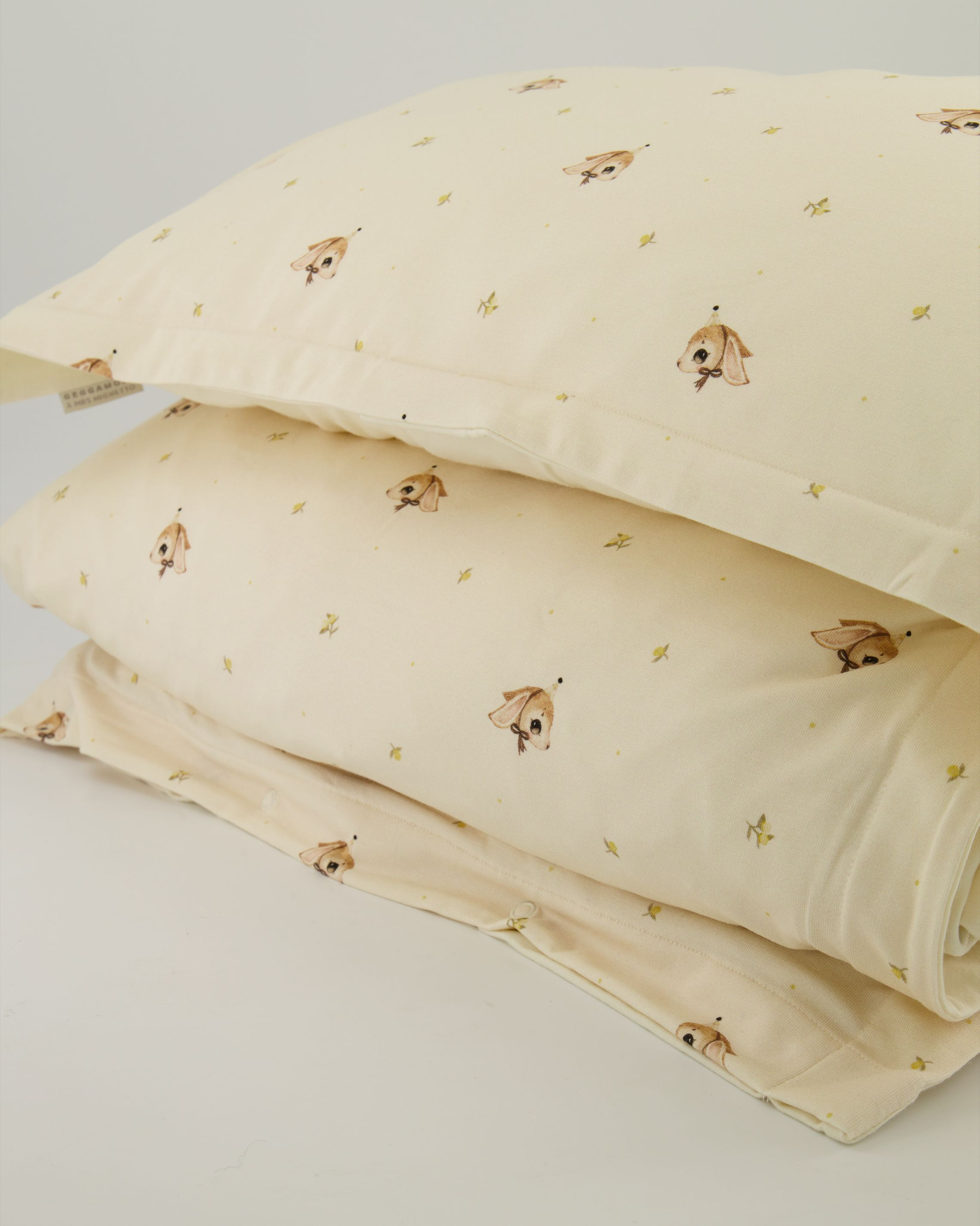 Mrs Mighetto - Bambu Bäddset, Long Ear Beige - 2