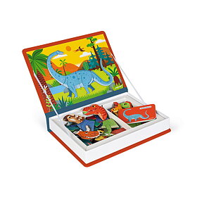 Janod - Magnetbok, Dinosaurie