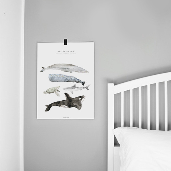 Fashionell - Poster, In the Ocean 40x50 cm - 2