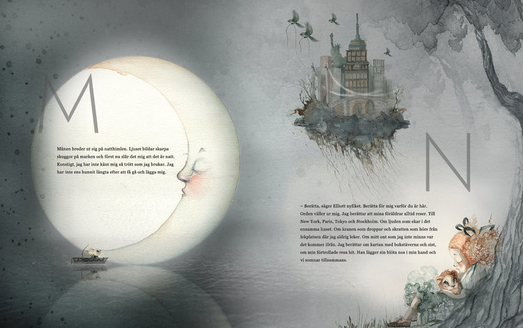 Mrs Mighetto - Bok, "Ensam i bokstävernas land" Svensk text - 3