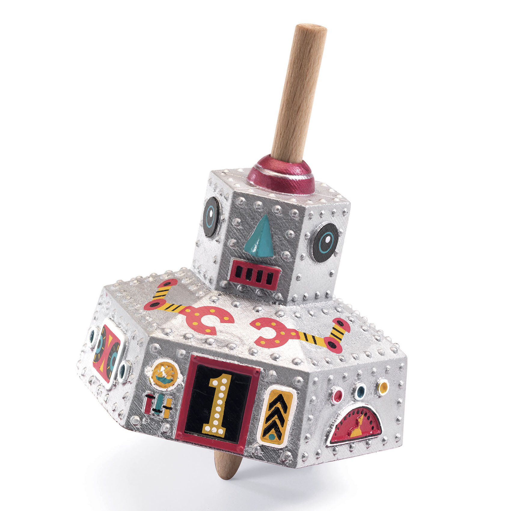 Djeco - Snurra, Robot Silver