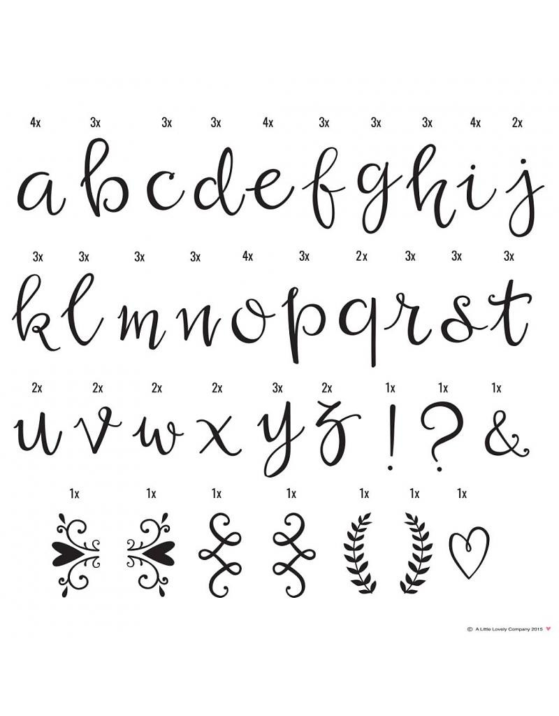 A little lovely company - Symbolset Script