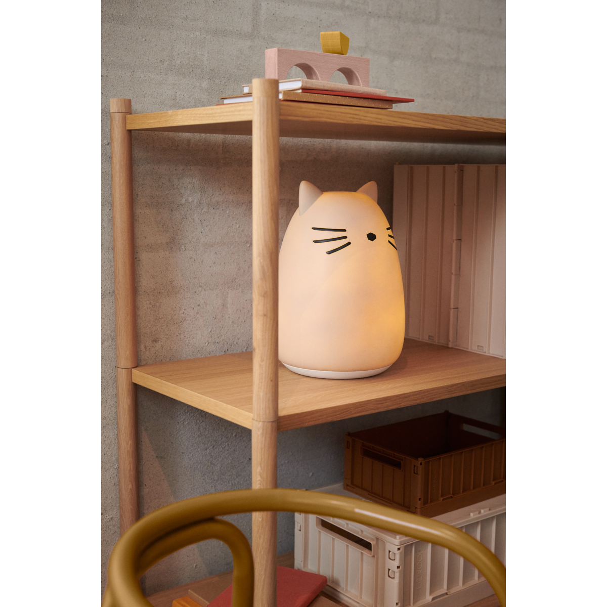 Liewood - Stor nattlampa Jimbo, Cat Rose - 4