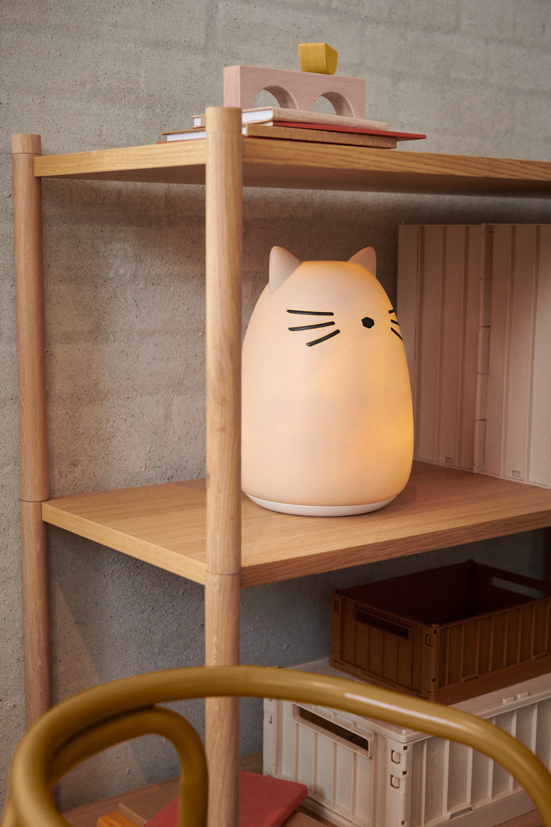 Liewood - Stor nattlampa Jimbo,  Cat Golden caramel - 4