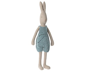 Maileg - Rabbit size 4 , Stickad byxdress
