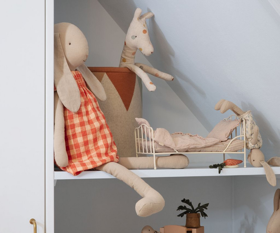 Maileg - Bunny size 5 , Rutig klänning - 8