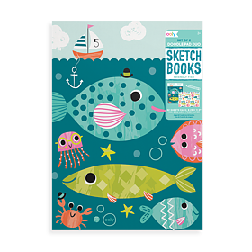 OOLY - Skissblock 2-pack - Friendly Fish