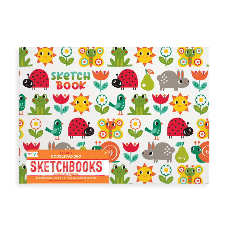 OOLY - Skissblock 2-pack - Sunshine Garden - 2