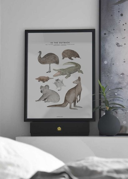 Fashionell - Poster, In the Outback 50x70cm - 3