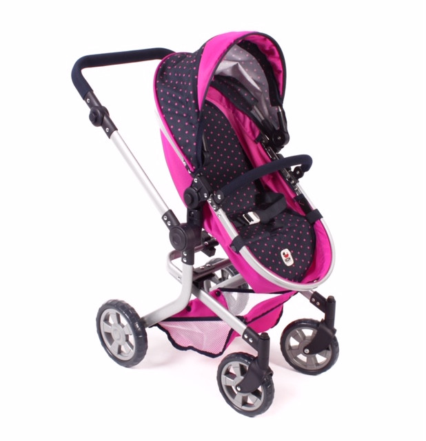 Bayer chic -  Dockvagn Kombi Mika Pink/blue - 5