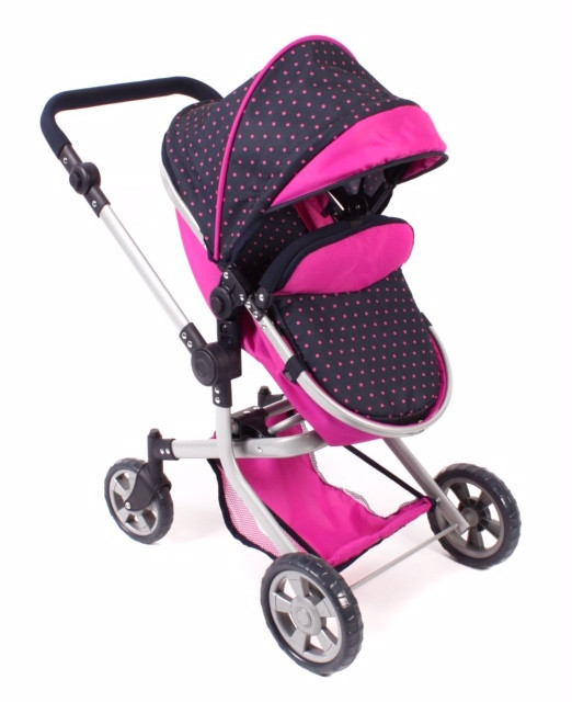 Bayer chic -  Dockvagn Kombi Mika Pink/blue - 3