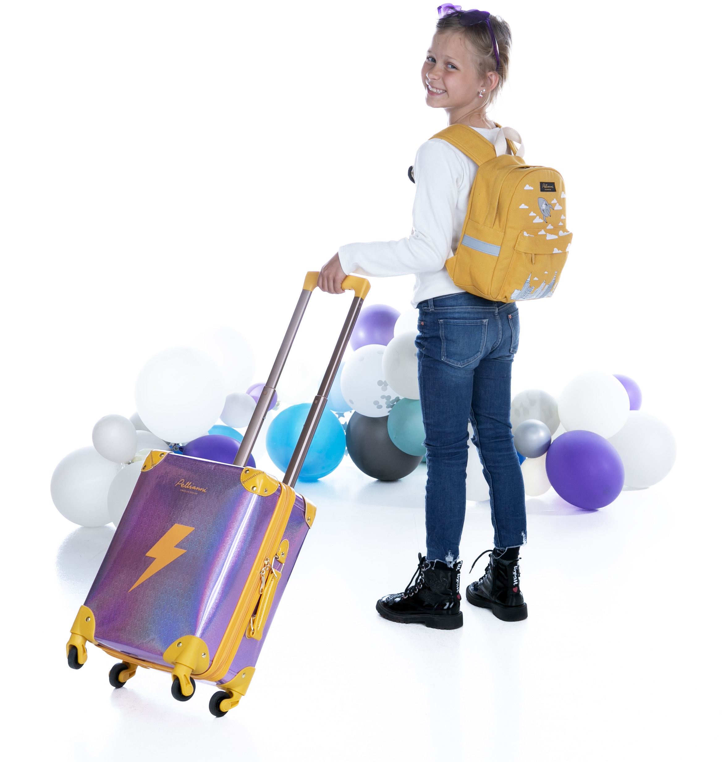 Pellianni - Suitcase Purple Lightning - 5