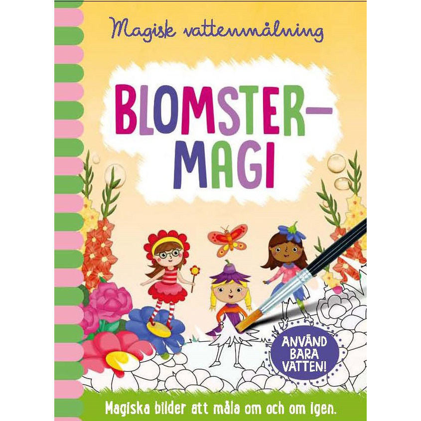 Barthelson Förlag - Magisk vattenmålning - Blomstermagi