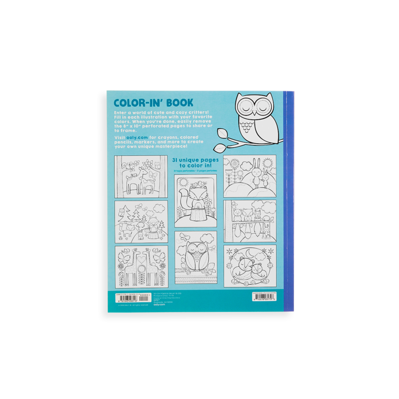 OOLY - Målarbok - Little Cozy Critters - 2