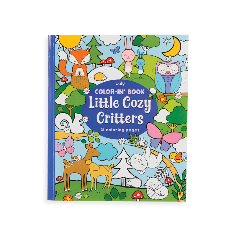 OOLY - Målarbok - Little Cozy Critters