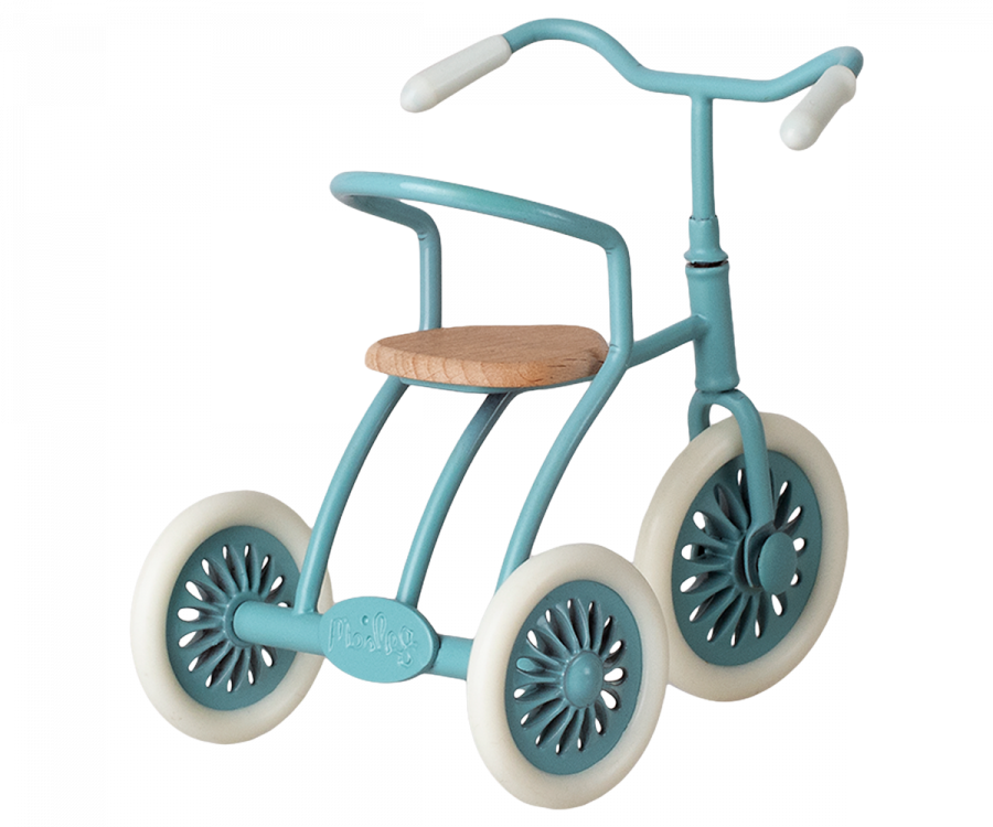 Maileg - Abri à tricycle, Mouse - Petrol blue - 4