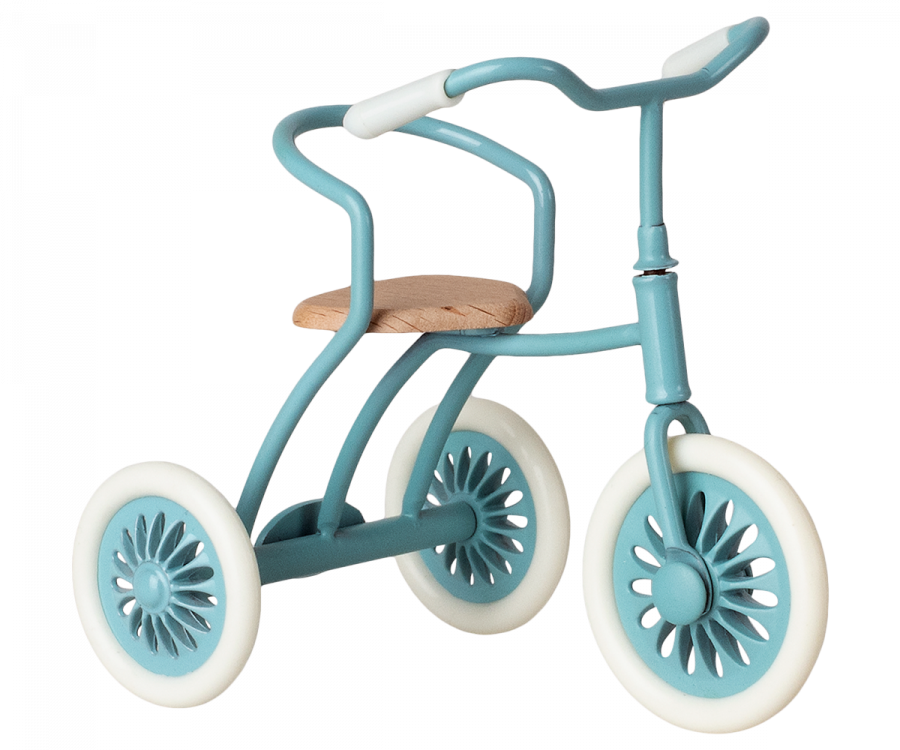 Maileg - Abri à tricycle, Mouse - Petrol blue - 5