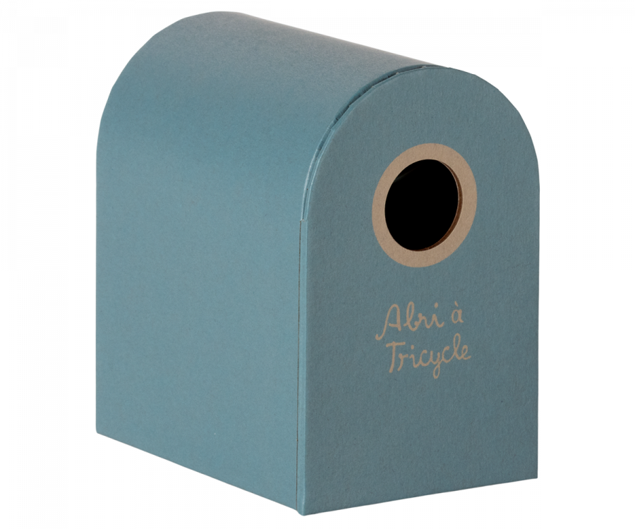Maileg - Abri à tricycle, Mouse - Petrol blue - 2