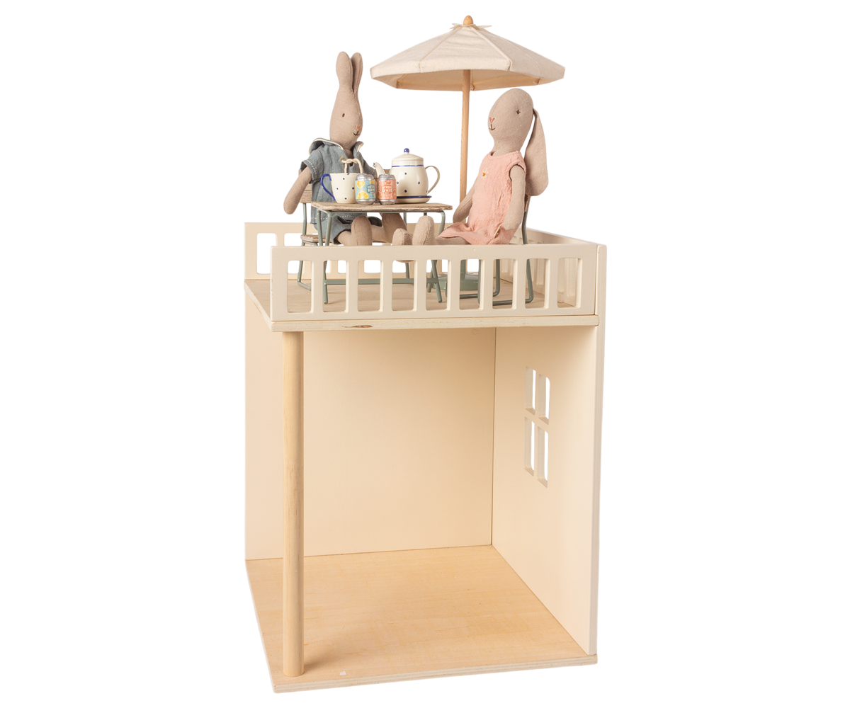Maileg - Garden set, table with chair and bench - 5