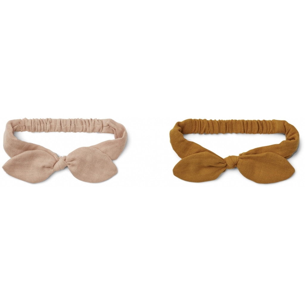 Liewood - Henny hårband 2-pack, Rose mustard mix