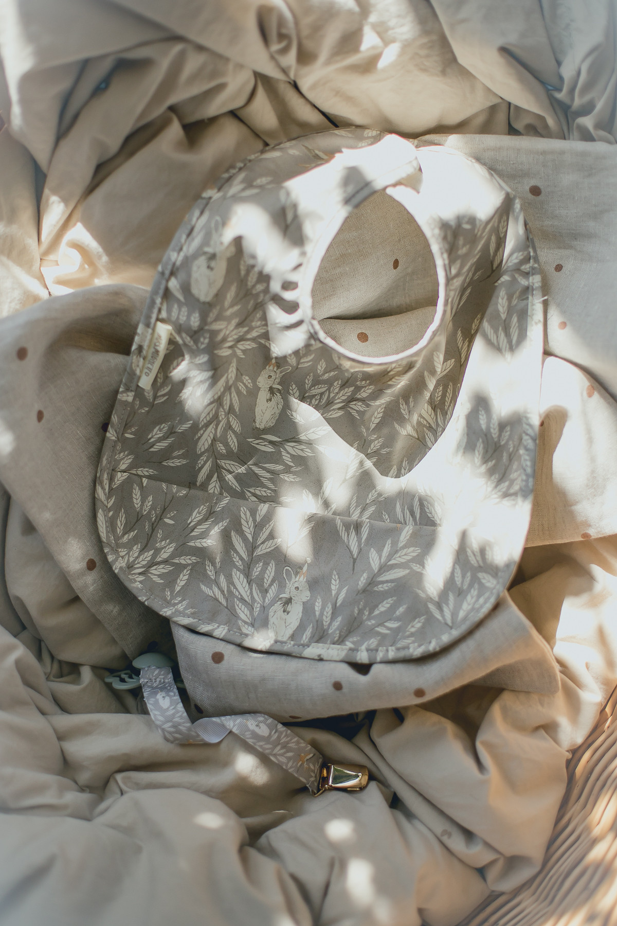 Mrs Mighetto - Haklapp, Misty Leaf grey - 3
