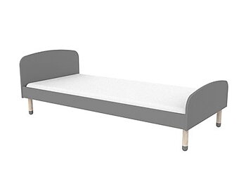 Flexa - Juniorsäng - Single bed grå