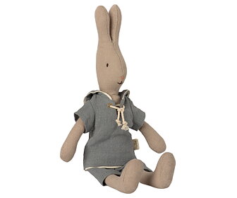 Maileg - Rabbit size 1, Sailor dusty blue