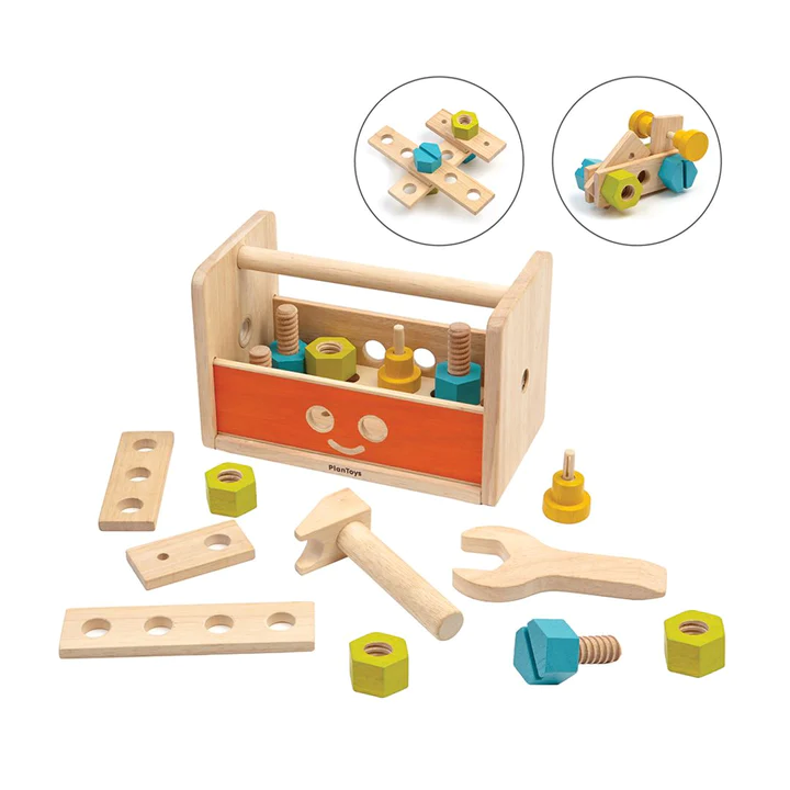 PlanToys - Verktygslåda, robot - 2