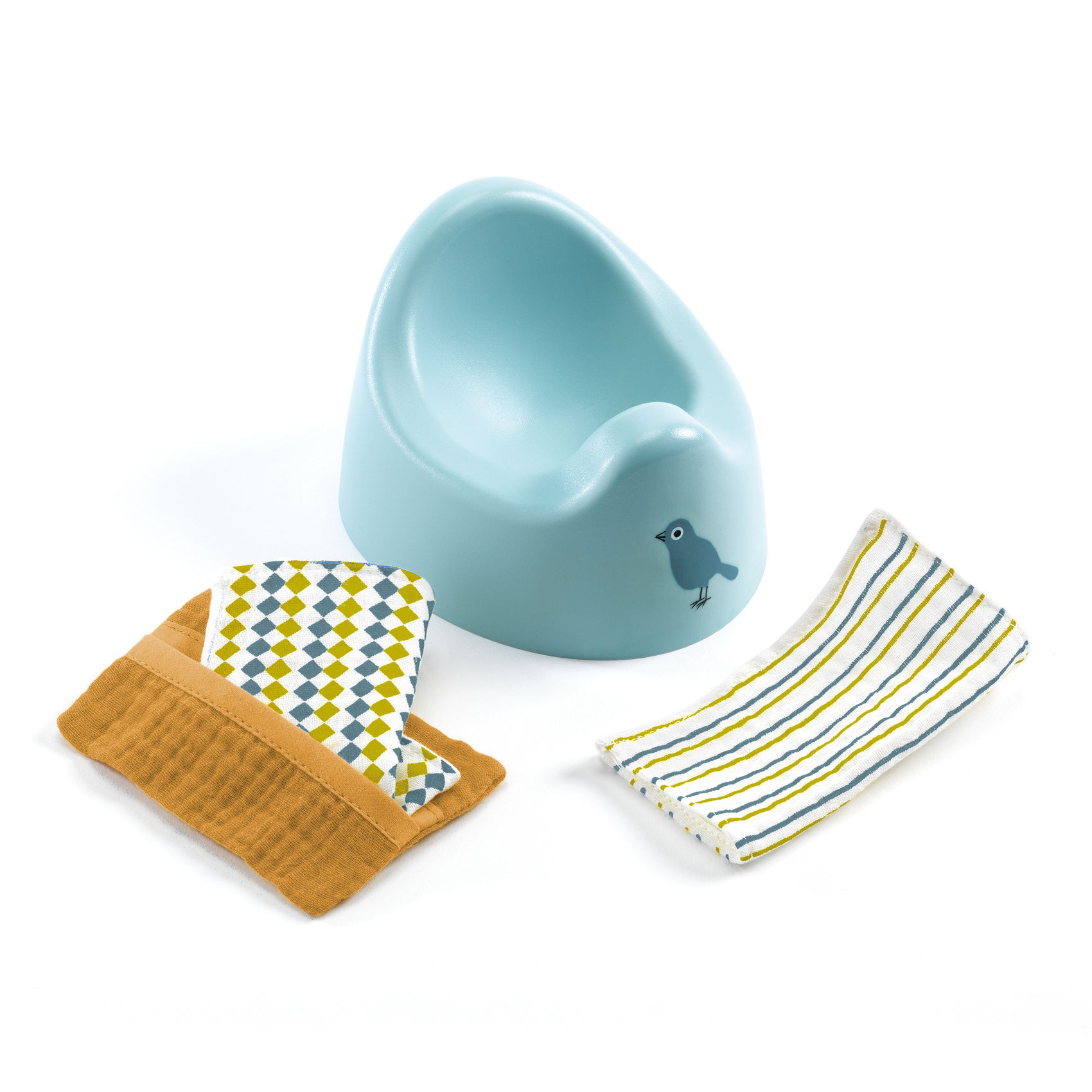 Djeco - Doll Potty & Wipes