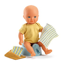 Djeco - Doll Potty & Wipes