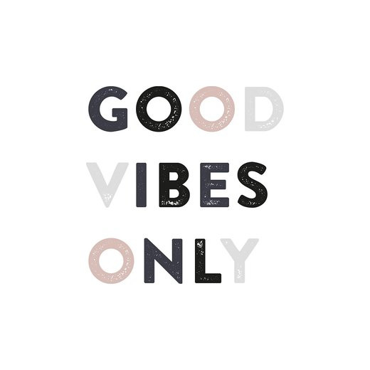 Stickstay - Wallstickers, Good vibes only
