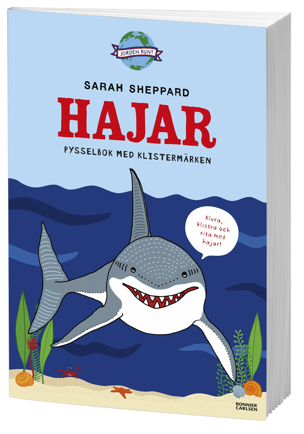 Bonnier - Jorden runt. Hajar - Pysselbok med klistermärken - 2