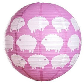 Färg och form -  Lamm rislampa rosa