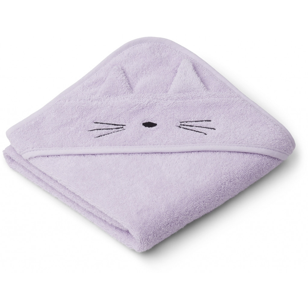 Liewood - Badcape Albert, Cat light lavender