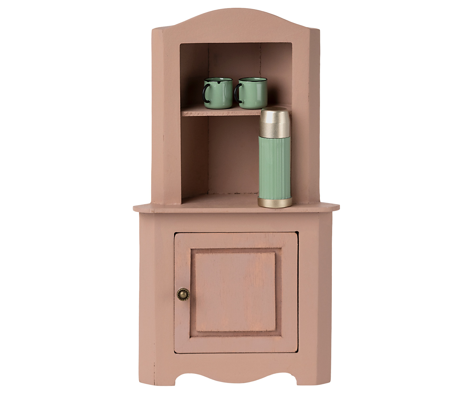 Maileg - Miniature corner cabinet, rose - 2