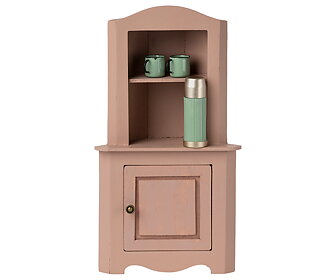 Maileg - Miniature corner cabinet, rose