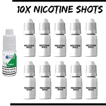 10st Nicotine Base 14mg (billigare i fysisk butik)