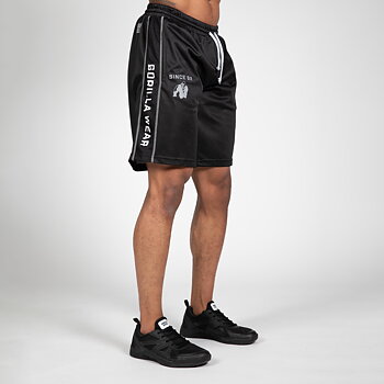 Functional Mesh Shorts, black/white