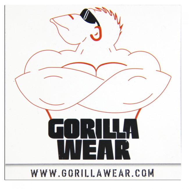Gorilla Wear klistermärke