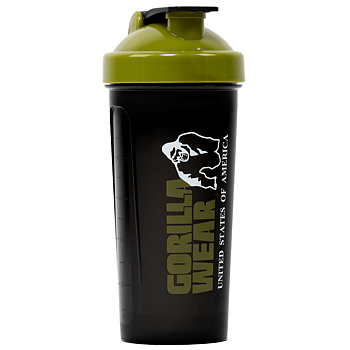 Shaker XXL 1000 ml, black/army green