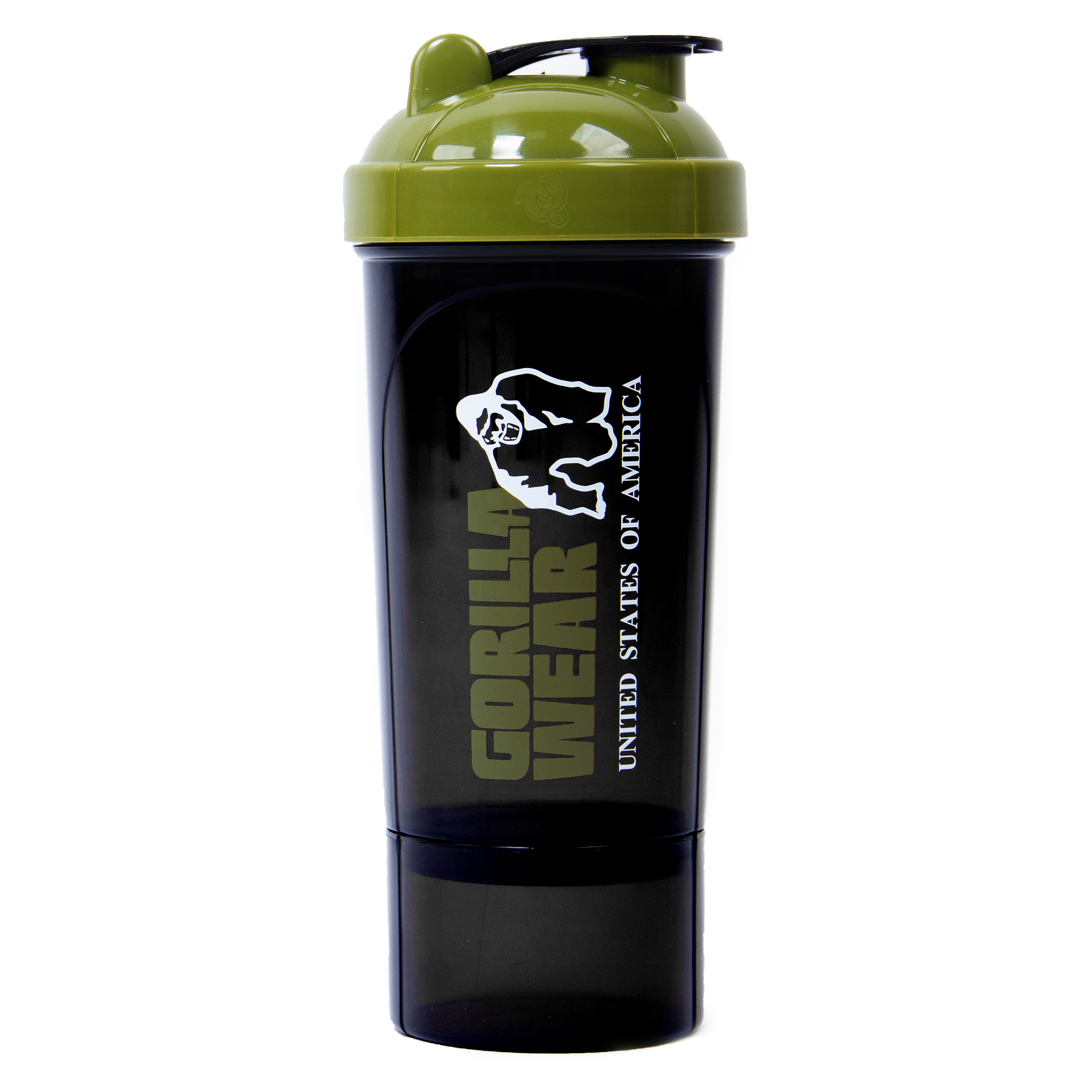 Shaker Compact 500 ml, black/army green