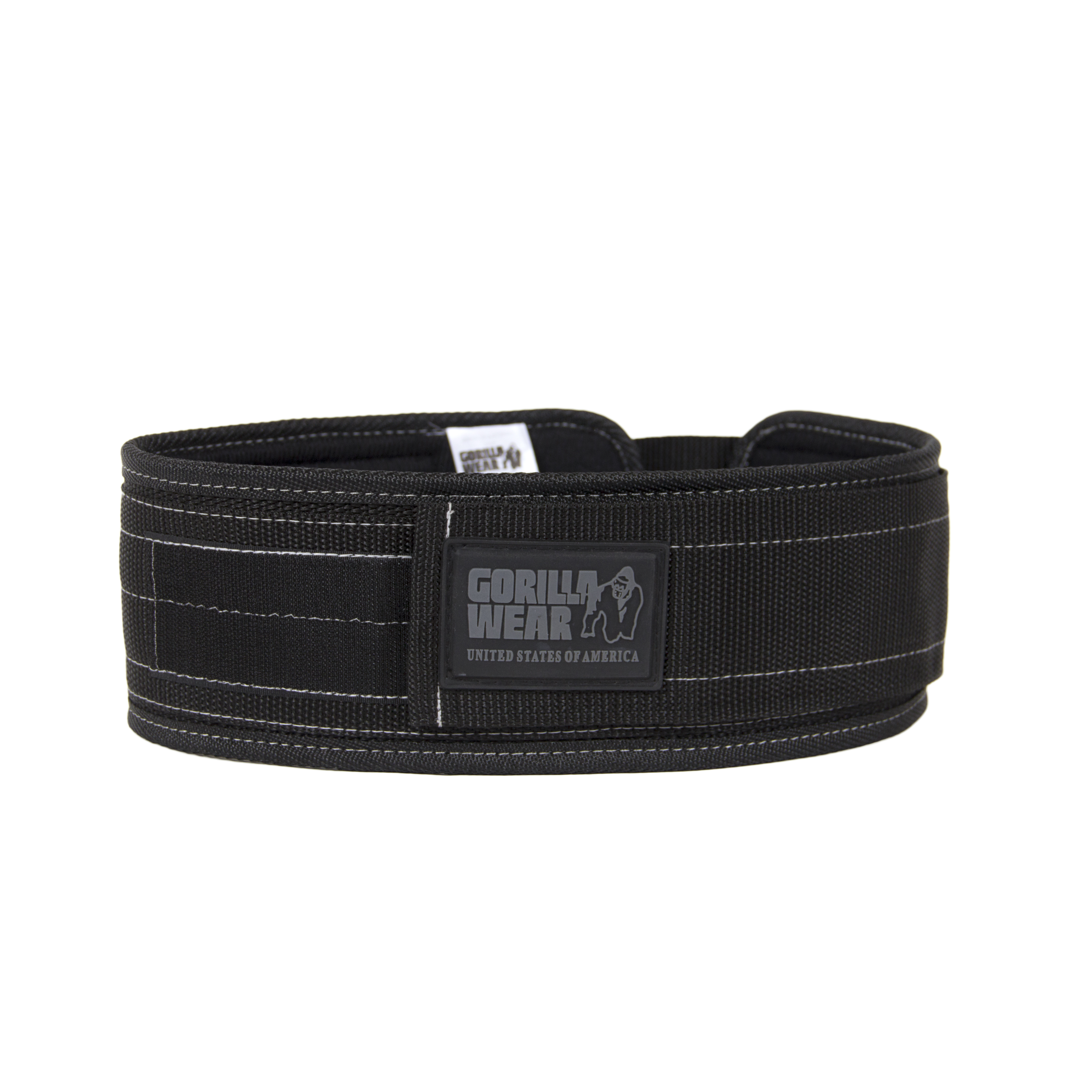 4 Inch Nylon Belt, black/grey - 3