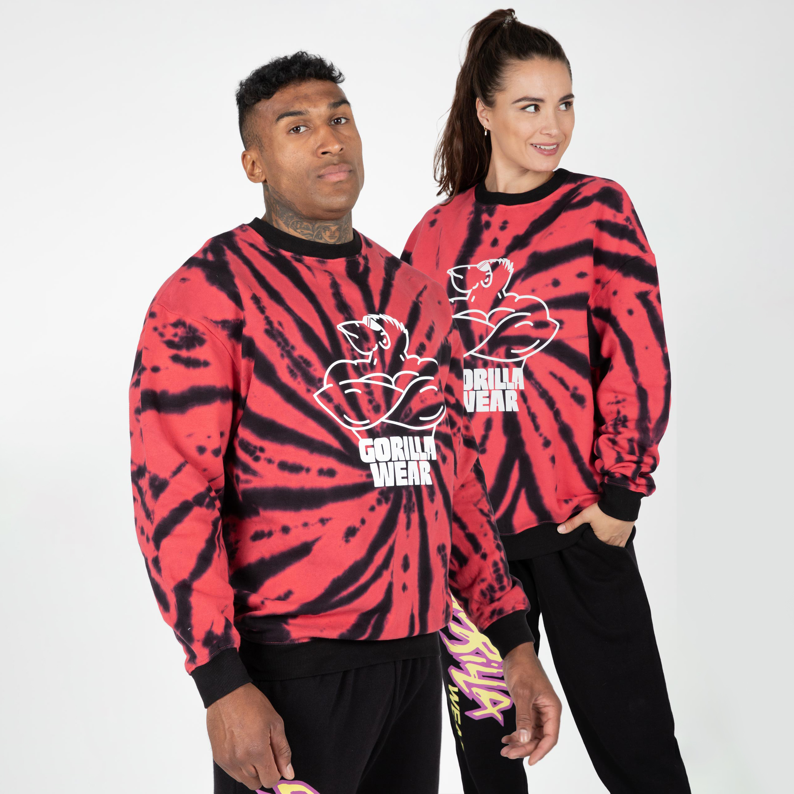 Legacy Oversized Sweatshirt, red/black