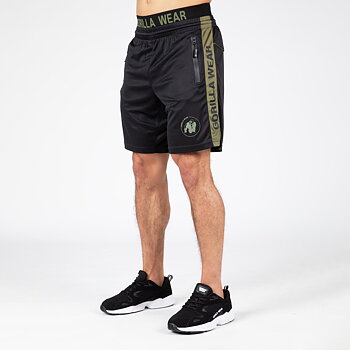 Atlanta Shorts, black/green