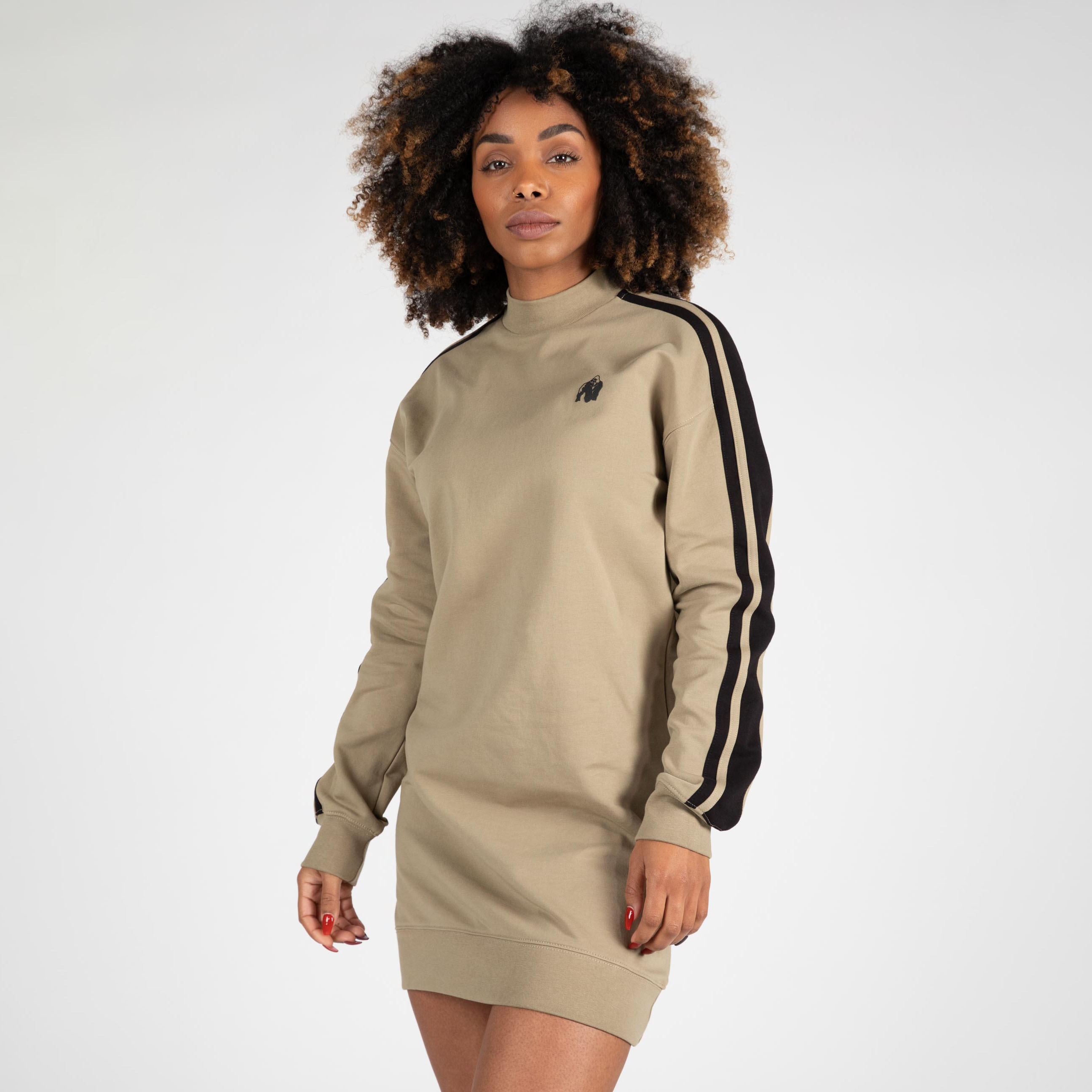 Isabella Sweatshirt Dress, beige